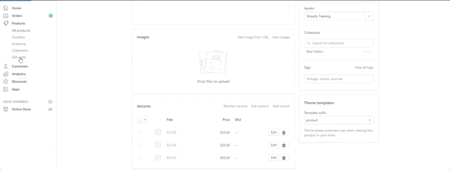 Comment emettre une carte cadeau dans Shopify