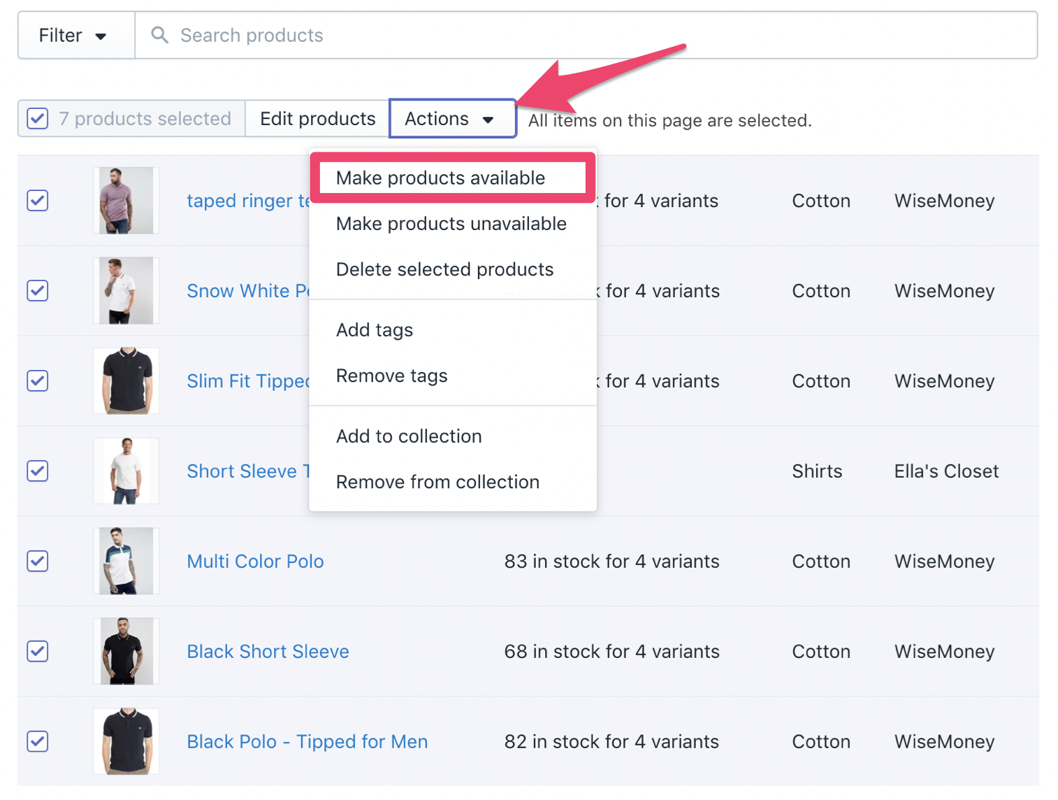 Comment importer des produits en gros avec Shopify