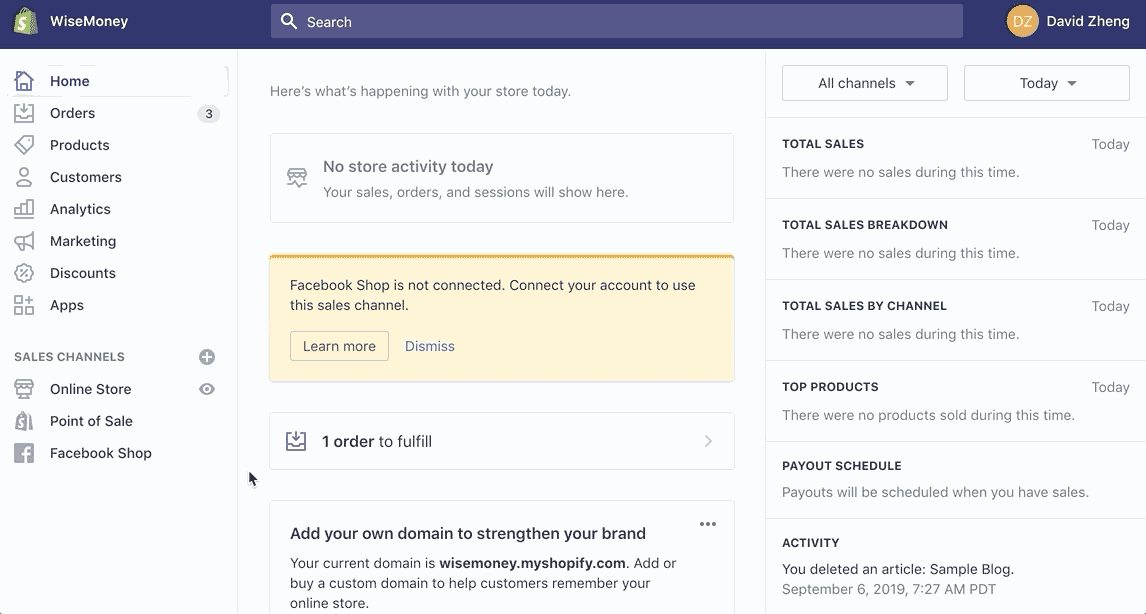 Comment programmer des articles de blog a lavance dans Shopify