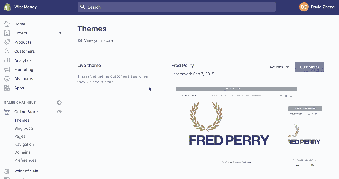 Comment supprimer des themes dans Shopify