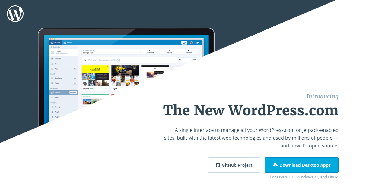 Application WordPress Calypso