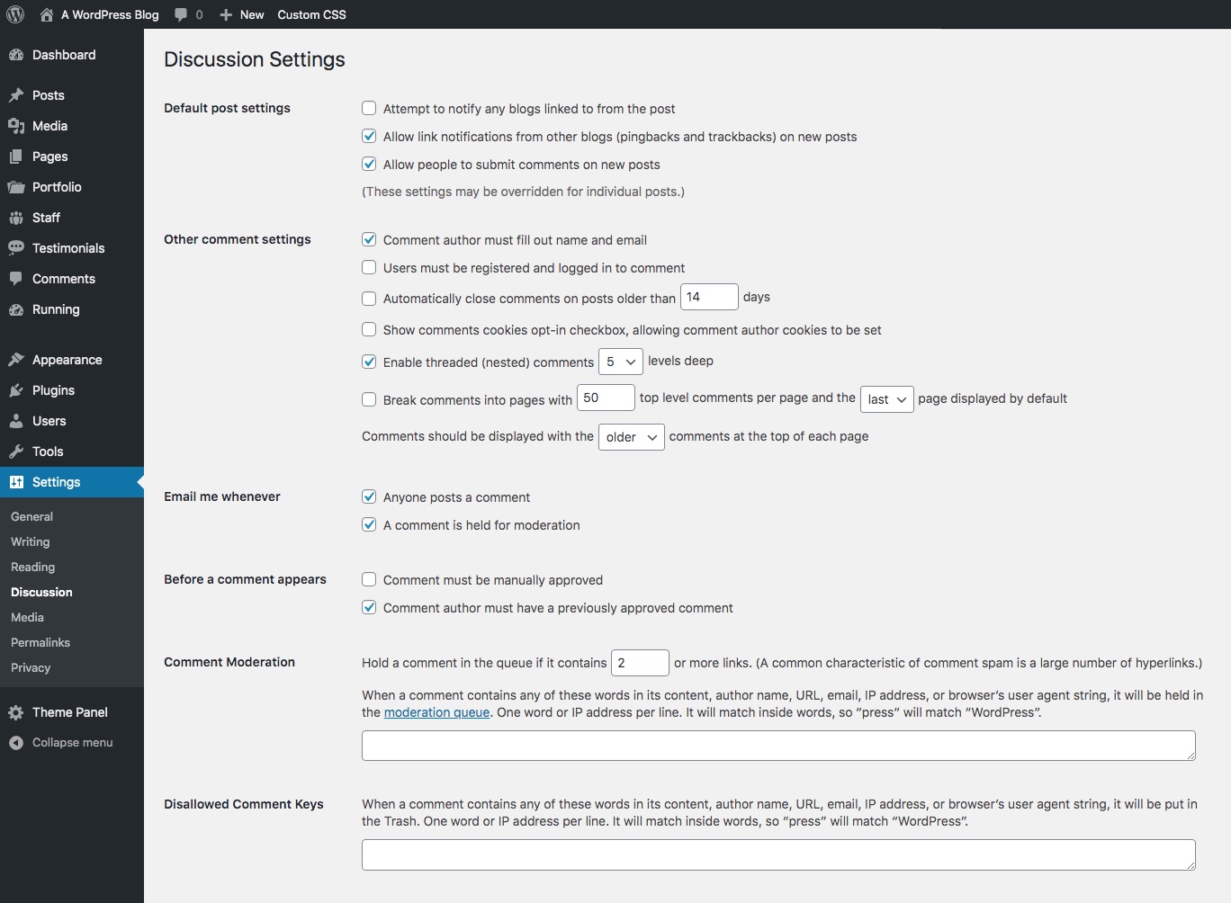 Modération des commentaires WordPress