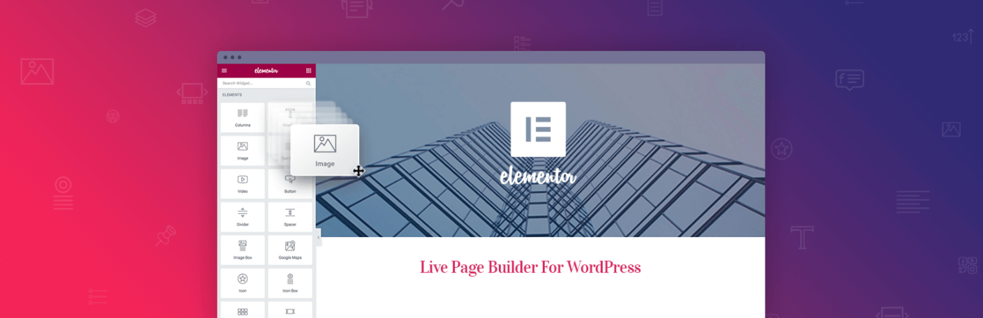 Le plugin Elementor Page Builder.