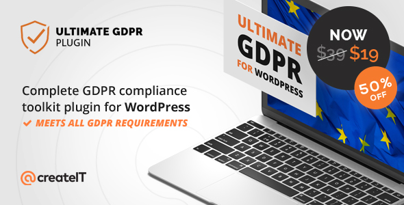 Plugin WordPress Premium de la boîte à outils de conformité RGPD ultime