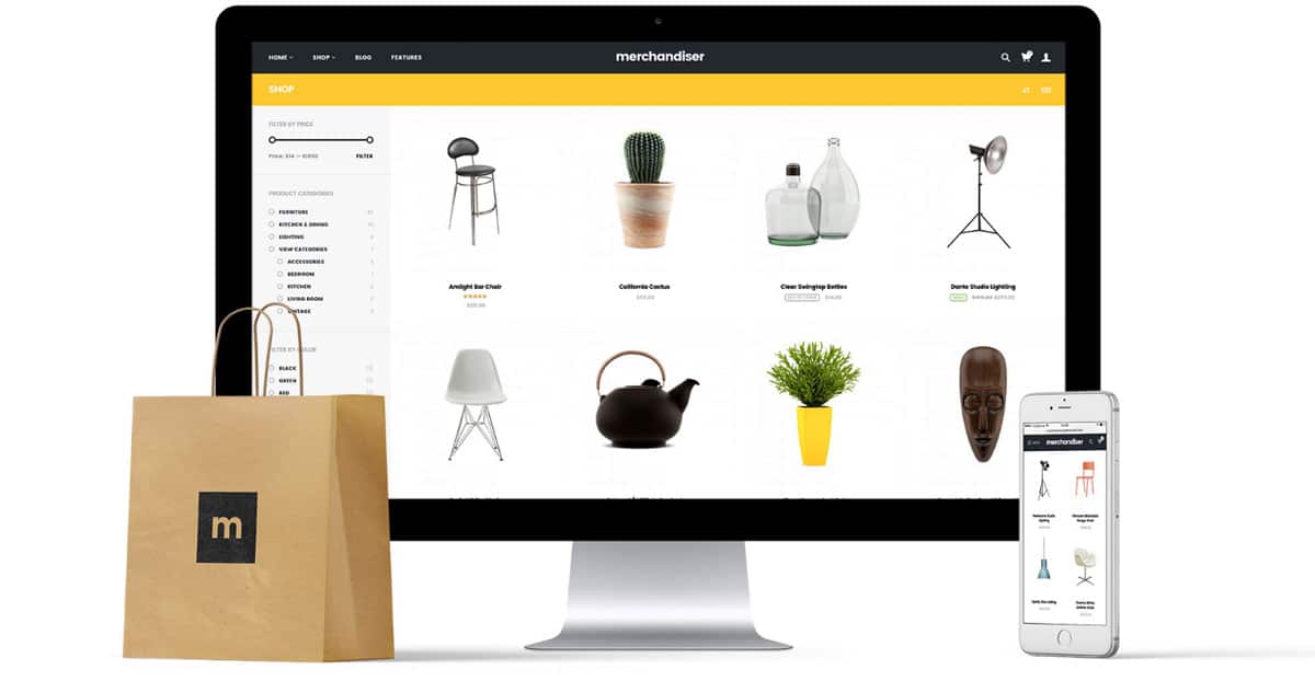 Thème WordPress de marchandisage