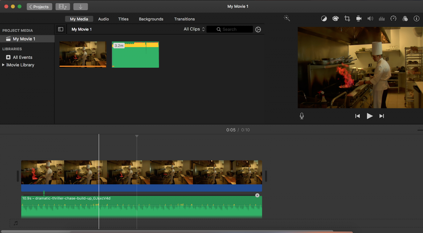 Quand et comment fondre la musique dans iMovie