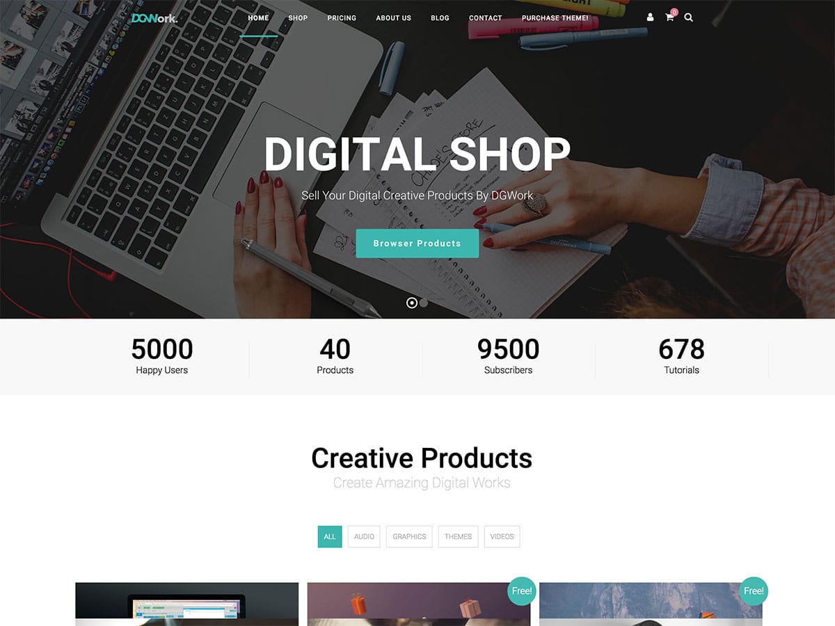 1638351386 7 meilleurs themes WordPress pour vendre des produits numeriques 2021