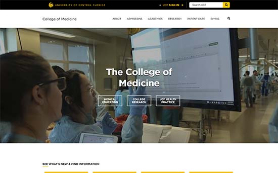 Collège de médecine de l'UCF - Themelocal Collège de médecine de l'UCF