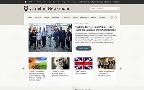 Carleton - WPDébutant Carleton