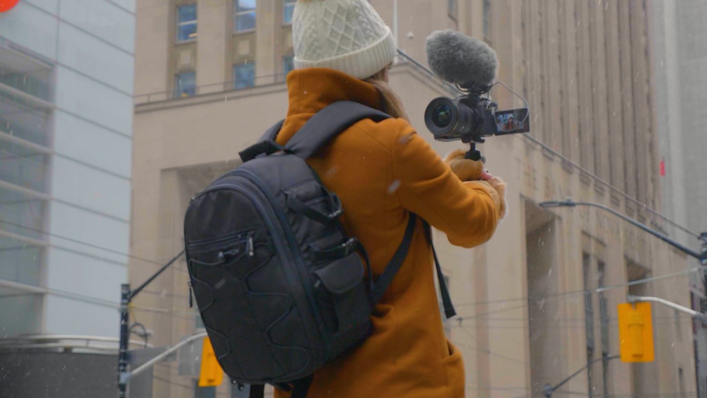 Prise de vue avec un appareil photo reflex numérique