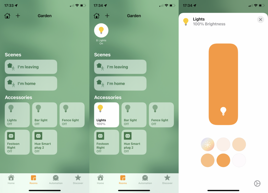 Contrôler un groupe HomeKit