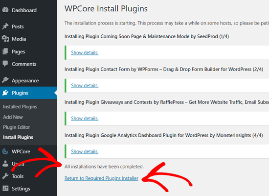 Tous les plugins installés dans WordPress avec WPCore - Themelocal Tous les plugins installés dans WordPress avec WPCore