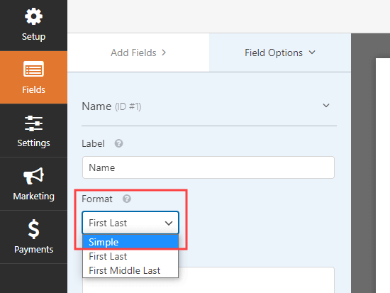 Changer le champ de nom dans WPForms - Themelocal Changer le champ de nom dans WPForms
