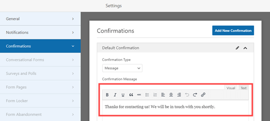 Modification du message de confirmation de votre formulaire RSVP - Themelocal Modification du message de confirmation de votre formulaire RSVP