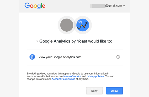Autorisation de compte Google - Themelocal Autorisation de compte Google