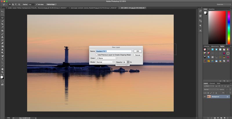 Tutoriel Adobe Photoshop Comment ajouter des faisceaux lumineux aux images