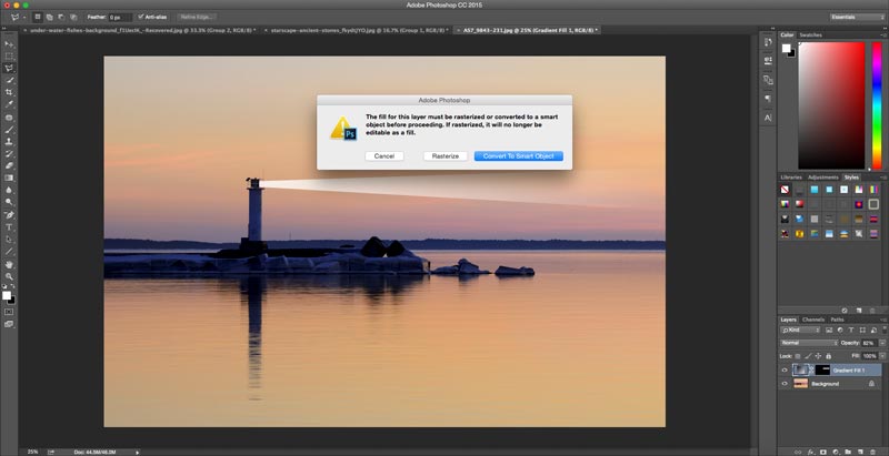 Tutoriel Adobe Photoshop Comment ajouter des faisceaux lumineux aux images