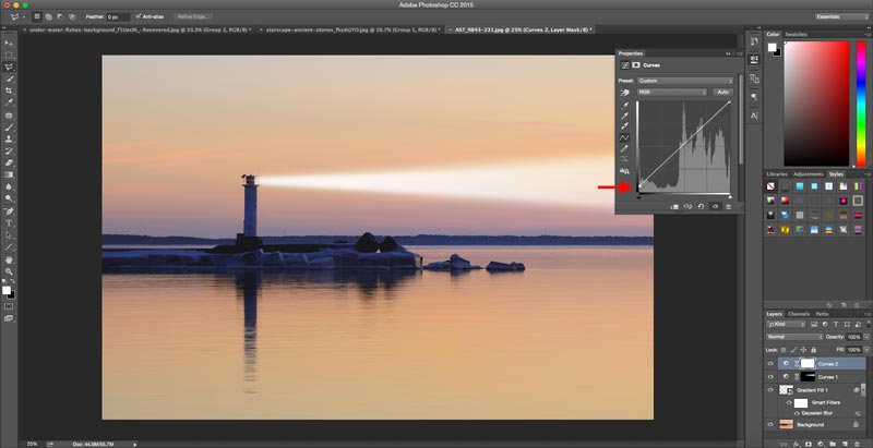 Tutoriel Adobe Photoshop Comment ajouter des faisceaux lumineux aux images