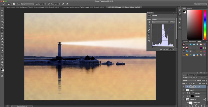 Tutoriel Adobe Photoshop Comment ajouter des faisceaux lumineux aux images