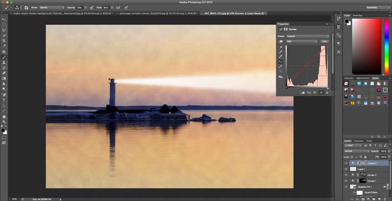 Tutoriel Adobe Photoshop Comment ajouter des faisceaux lumineux aux images