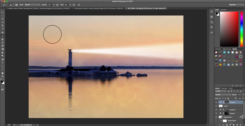Tutoriel Adobe Photoshop Comment ajouter des faisceaux lumineux aux images