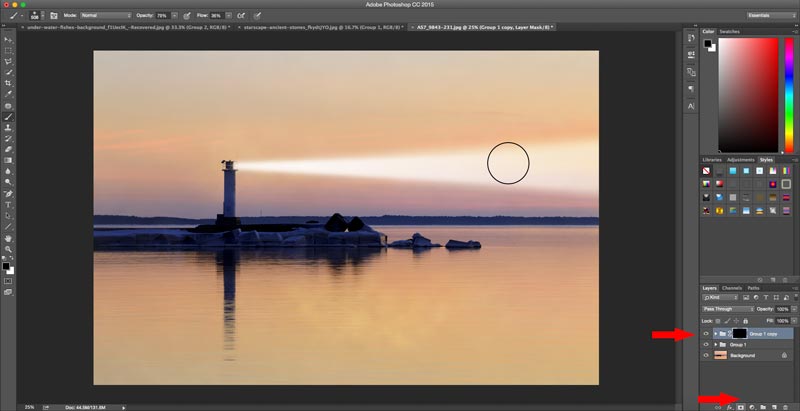 Tutoriel Adobe Photoshop Comment ajouter des faisceaux lumineux aux images