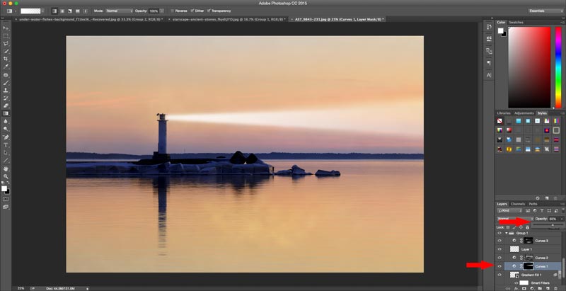 Tutoriel Adobe Photoshop Comment ajouter des faisceaux lumineux aux images