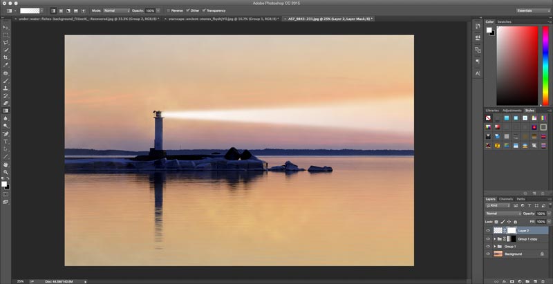 Tutoriel Adobe Photoshop Comment ajouter des faisceaux lumineux aux images