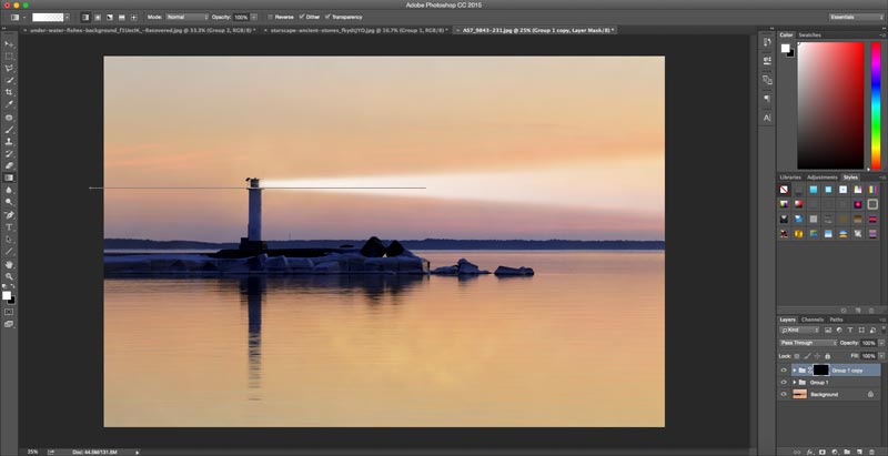 Tutoriel Adobe Photoshop Comment ajouter des faisceaux lumineux aux images