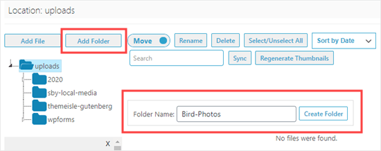 Ajout d'un nouveau dossier à l'aide du plugin Media Library Folders - Themelocal Ajout d'un nouveau dossier à l'aide du plugin Media Library Folders