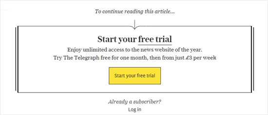 Le paywall du Daily Telegraph - Themelocal Le paywall du Daily Telegraph