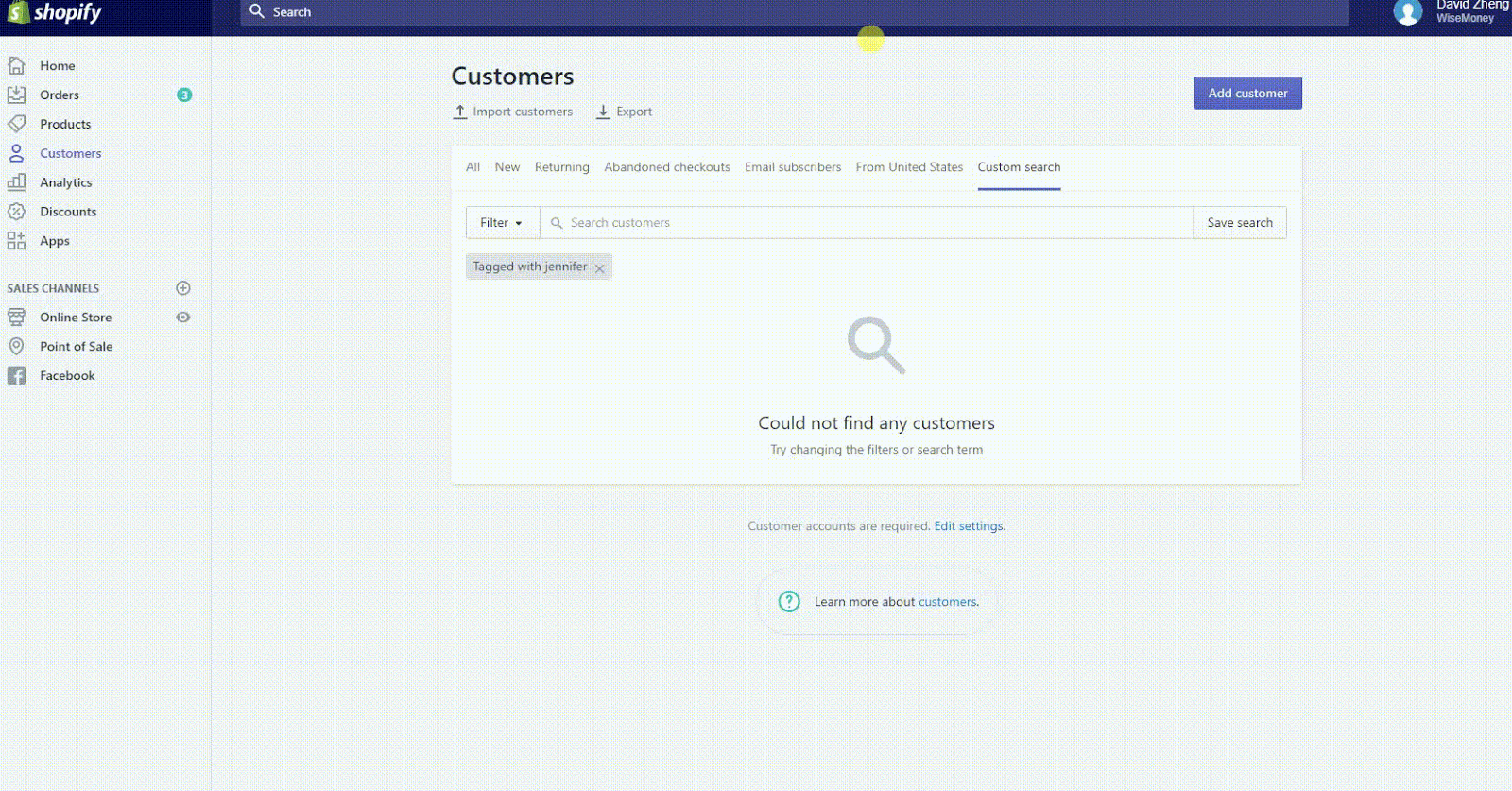 1638881790 492 Comment rechercher filtrer et regrouper des clients dans Shopify