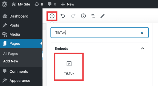 Widget TikTok - Themelocal Widget TikTok
