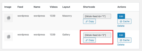 Shortcode TikTok - Themelocal Shortcode TikTok