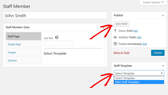 Choisissez un modèle pour un nouveau membre du personnel dans WordPress - Themelocal Choisissez un modèle pour un nouveau membre du personnel dans WordPress