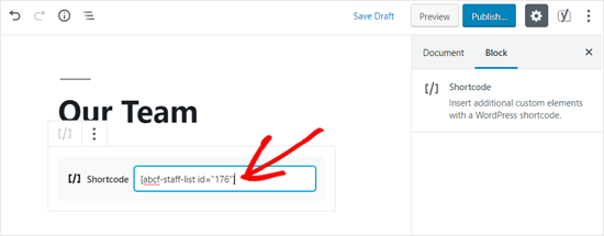 Ajouter un shortcode de la page du personnel à la page de l'équipe dans WordPress - Themelocal Ajouter le shortcode de la page du personnel à la page de l'équipe dans WordPress