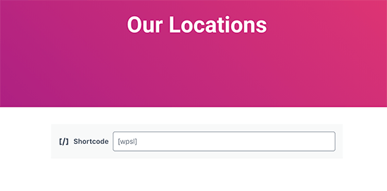 Shortcode du localisateur de magasins - Themelocal Shortcode du localisateur de magasin