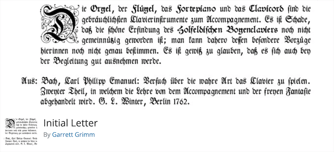 Lettre initiale - Themelocal Lettre initiale