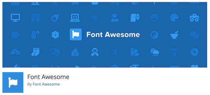 Font Awesome - Themelocal Police géniale