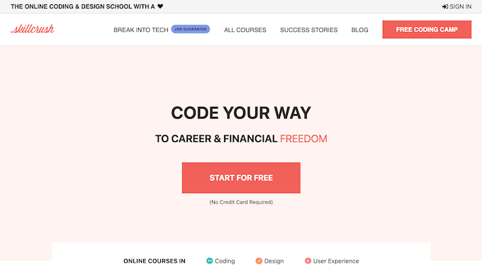 SkillCrush - WPDébutant CompétenceCrush