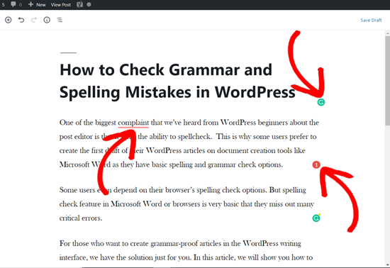 Suggestions de grammaire sur un article WordPress - Themelocal Suggestions de grammaire sur un article WordPress