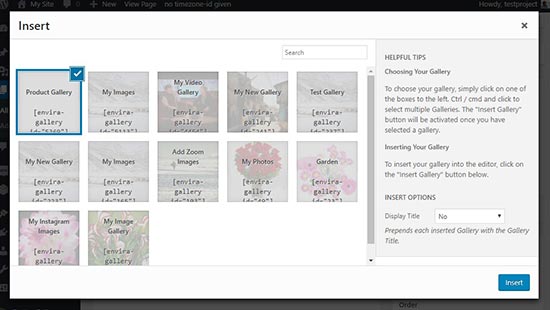 Sélectionnez une galerie - Themelocal Sélectionnez une galerie
