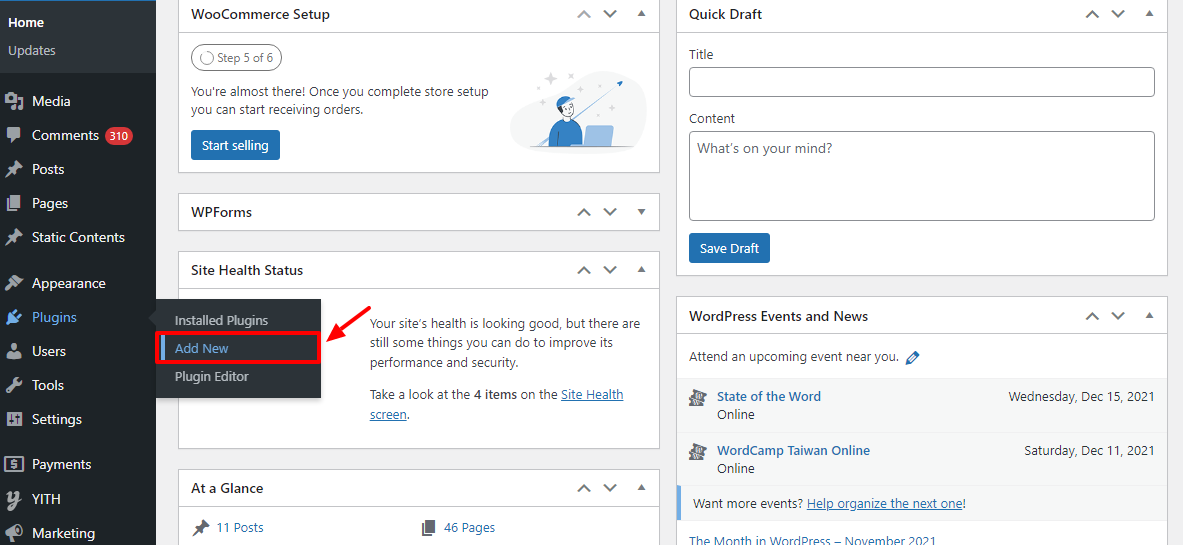 installer le plugin wordpress wp guidant