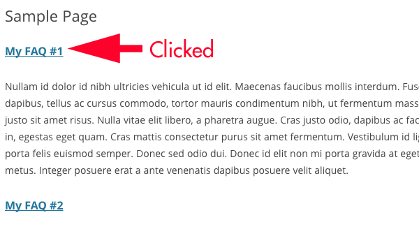 Interface utilisateur du plugin WordPress FAQ
