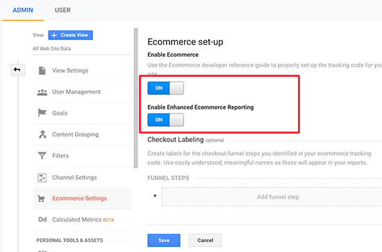 activer le commerce électronique dans Google Analytics - Themelocal activer le commerce électronique dans Google Analytics