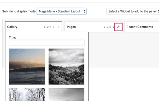 Ajouter des widgets à votre méga menu - Themelocal Ajouter des widgets à votre méga menu