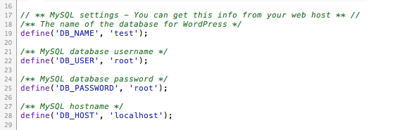 Modifier le fichier WP-Config Modifier le fichier WP-Config