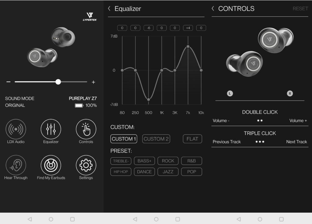 Application Lypertek PureControl