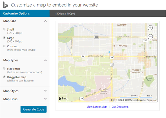 Personnaliser Bing Map pour l'intégrer dans le site WordPress - Themelocal Personnaliser Bing Map pour l'intégrer dans le site WordPress
