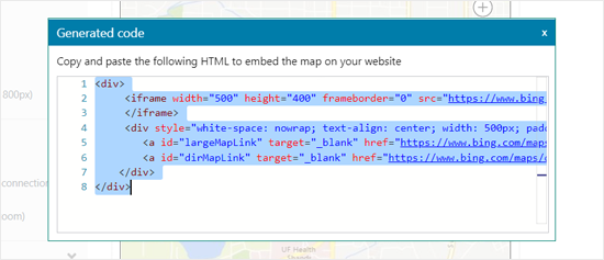 Code d'intégration généré pour Bing Maps - Themelocal Code d'intégration généré pour Bing Maps